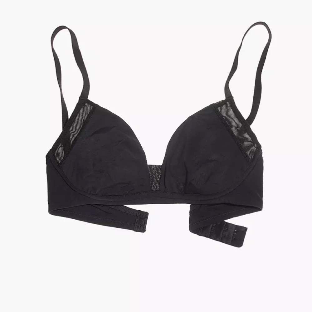 Madewell Mesh-Trimmed Sammie Bralette XS NWT